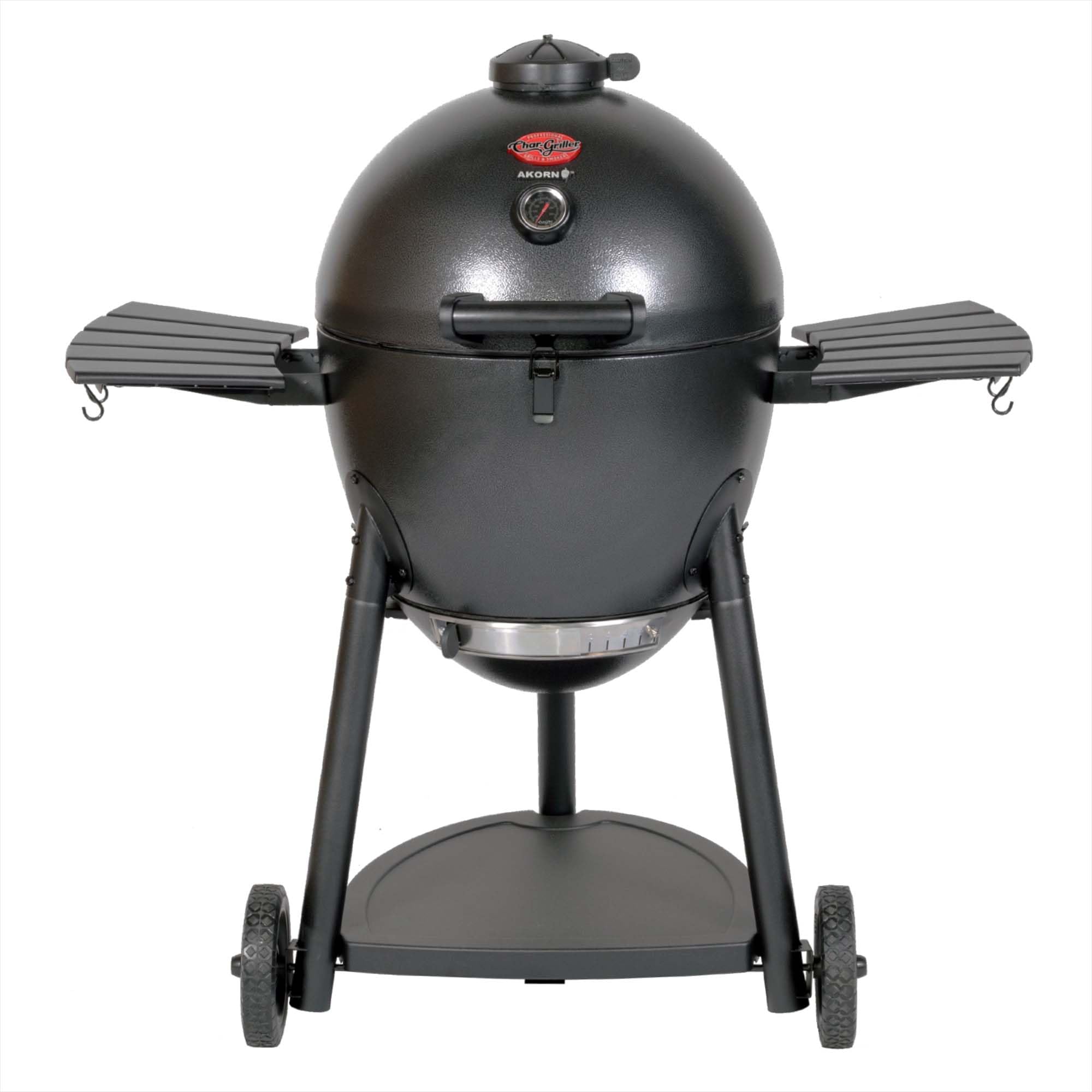 Char-Griller AKORN® Kamado Charcoal Grill and Smoker for Outdoor Smoking and Cooking, Ideal for Grillers and Families, P